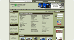 Desktop Screenshot of forestryequipmentsales.com